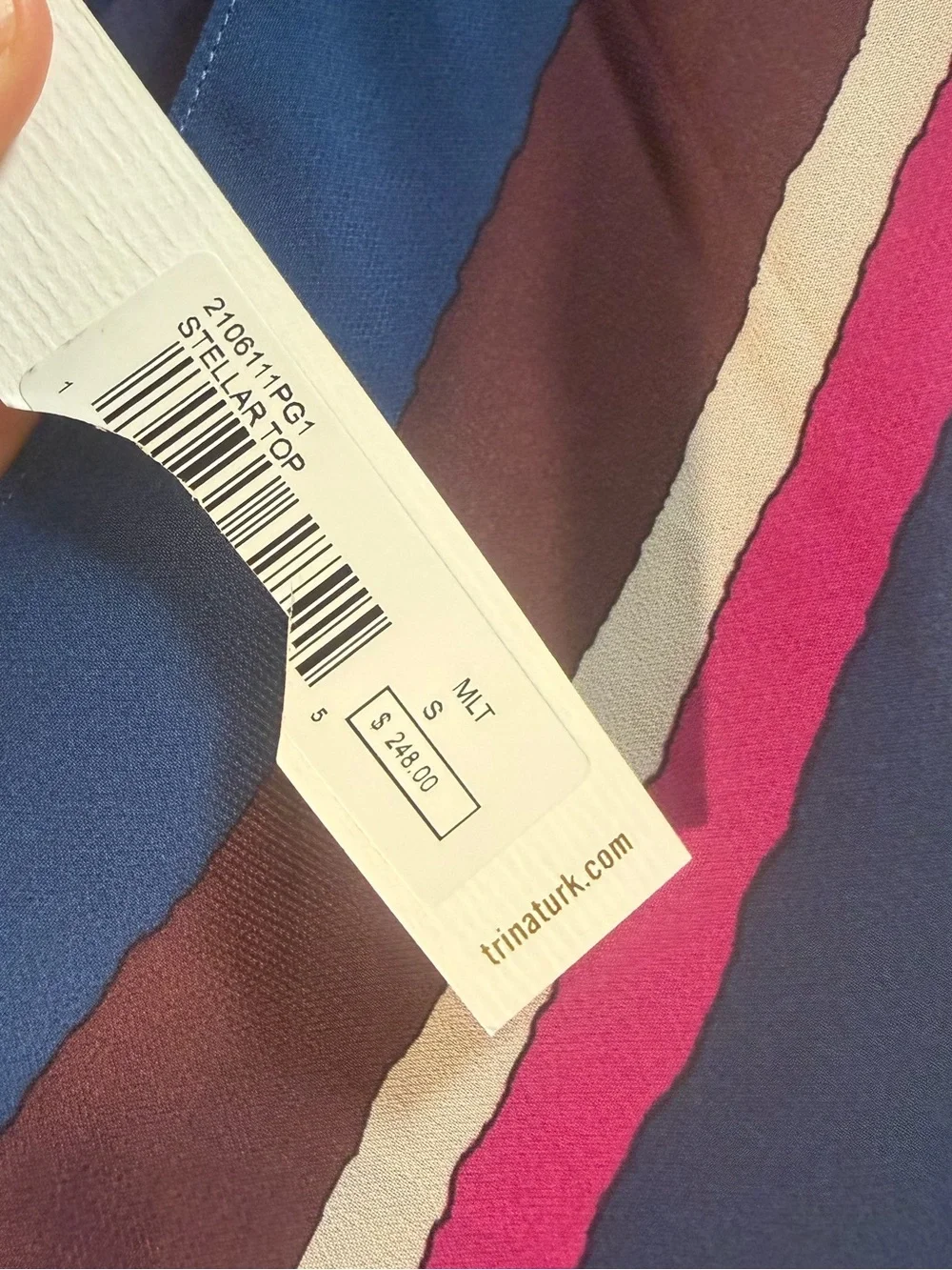 Trina Turk Stellar Top – Size Small – NWT $248 - Picture 3 of 8
